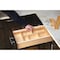 Rev-A-Shelf Maple Veneer, Light Brown, 9.88 in W, 2.5 in H, 19.13 in D, 19.13 in L, Light Brown LD-4CT15-1 - alternate 5